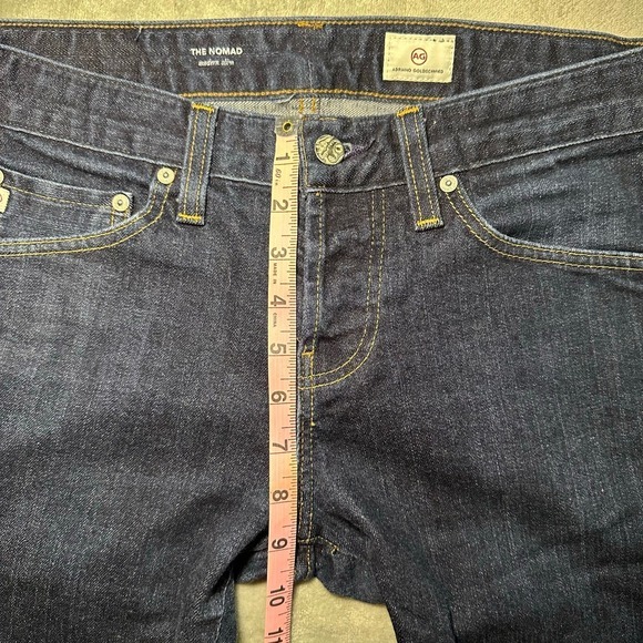 AG Adriano Goldschmied Selvage Jeans 30x24‎ The Nomad Straight Button Fly Denim - Picture 10 of 16